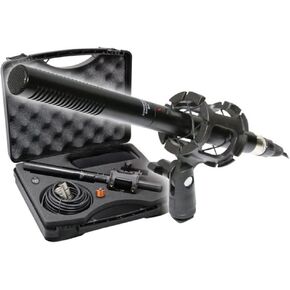 Synergy Digital Camera External Microphone, Compatible with Fujifilm X-M5 Mirrorless Digital Camera XM-55 13-Piece Professional Video & Broadcast Unidirectional Condenser Microphone Kit