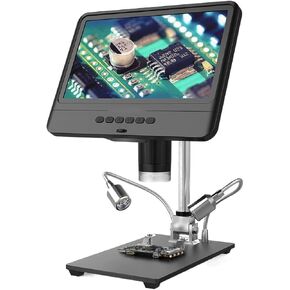 Microscope Accessories kit Slide Preparation camer AD208S/AD208 5X-1200X Digital Microscope 8.5 Inch LCD Display Screen 1280 * 800 Adjustable Microscope Accessories (Ad20