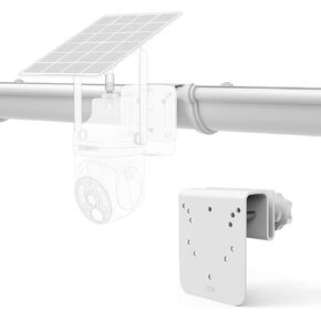 Gutter Mount Compatible with SEHMUA RBX-S73 Solar Security Camera, for SEHMUA 2K Solar Security Cameras Wireless Outdoor Bracket Accessories（White）