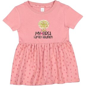 inktastic My First Family Reunion Infant Dress