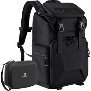 K&F Concept Hard Shell Camera Backpack + Digital Camera Case, Protective Camera Bag