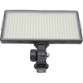 30W LED 416 LED Video Light, High Brightness Compact Fill Light, 180 Degree Up Down Adjustment, 360 Degree Rotationdegree with F750 F770 Lithium Battery for Cameras
