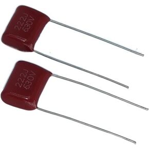 100pcs CBB 222 630V 222J 630V 0.0022uF 2.2nF P10 CBB22 Metallized Polypropylene Film Capacitor