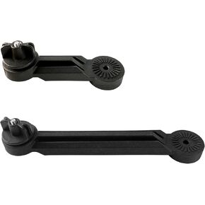#3001 Extension Arm, 8inch & 4inch Double Ended Extender with Hardware, Increases Height for Rod Holders, Fish Finder, Camera Mounts