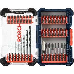 BOSCH DDMSD40-40 pc. Driven Impact Screwdriving and Drilling Custom Case Set