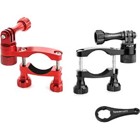 Forevercam Aluminum 360 Rotating Handlebar Mount for GoPro Hero 10/9/8/7/6/5/4 & DJI Osmo Action Cam