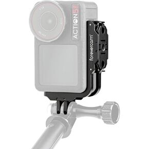 Forevercam 90 Degree Aluminum Vertical Bracket Adapter Elbow Mount for DJI Osmo Action 4/5 Pro