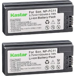 Kastar Battery 2-Pack Replacement for Sony NP-FC11 NP-FC10 DSC-P12 DSC-P10 DSC-P8 DSC-V1 DSC-P7 DSC-P5 DSC-P9 DSC-P3 DSC-F77 DSC-P10S DSC-FX77 DSC-P2 DSC-P10L DSC-P8L DSC-F77A DSC-P8S DSC-P8R