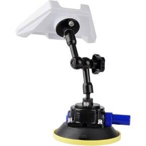 Adjustable Mount Compatible with Starlink Mini, Tripod Adapter Mount Bracket with 4.5" Suction Cup, Suction Cup Mount for Windows and Sunroofs, Strong Suction Design
