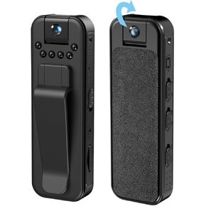Body Camera 1080P Video, Wearable BodyCam Protable Camcorder with Night Vision, Sports Camera for Meetings/Delivery/Travel