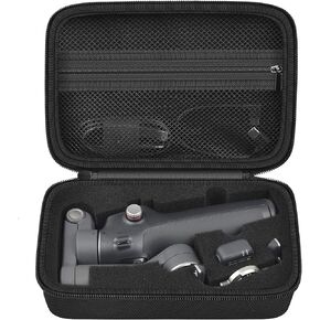Comecase Osmo Mobile 7P Case Compatible with DJI Osmo OM 7 Pro/7 Gimbal Stabilizer, Travel Bag with Mesh Pocket & Sponge Padding for DJI Osmo Mobile 7/7P Accessories -Black