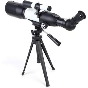 Telescope for Kids Adults Beginners 50mm Aperture 350mm Astronomical Refractor Telescope BAK4 Prism FMC Lens Telescope for Astronomy with Tripod and Compass to Observe Moon and Planet