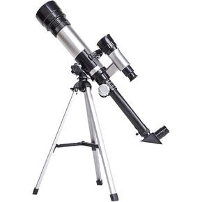 Adults Kids Monocular Telescope Floor Standing 50mm Aperture Refraction Telescope with Tripod for Astronomy Beginners Space Observation Stargazin (A One Size)