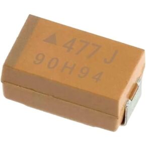 50PCS D 470UF 6.3V 6V 477J 7343 Type SMD Tantalum Capacitor