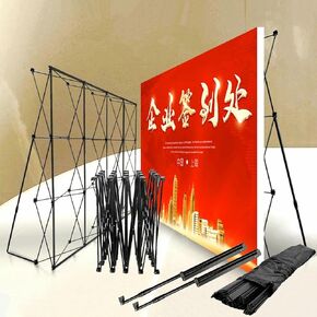 POP UP Wood Exhibition of Exhibition Support of Iron Folding + Fixing Strips