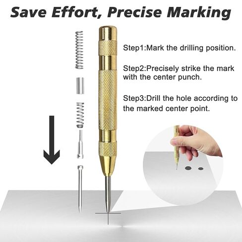 Step Drill Bit Set, Step Bits for DIY Projects and Professionals – Titanium-Coated High-Speed Steel Step Drill Bits for Wood, Metal, and Plastic (3 Pcs) in Kuwait