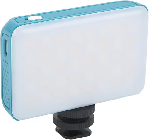 GOWENIC RGB Video Light, Portable LED Camera Light 360° Full Color Photography Lighting with 1/4 Screw Hole and Hot Shoe Adapter for Vlogging, Phone Bluetooth APP Control (Grey) in Saudi Arabia