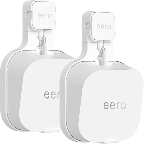 جبل الحائط لـ eero 7 ، قوس جبل الحائط يناسب جهاز التوجيه Eero 7 Dual-Band Mesh Wi-Fi 7 ، جهاز توجيه محمول مع إدارة الكابلات ، أبيض (حزمة واحدة) in Kuwait