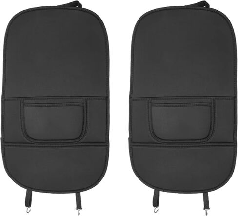 2 Pcs Car Seat Kick Mats Back Seat Protector for Ford Escape Bronco Sport Bronco Edge Explorer Expedition, Car Leather Kick Mats, Car Seat Back Protection Pad Anti-Kick Scratch Resistant in Saudi Arabia