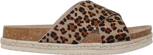 SOBEYO Womens Platform Sandals Wedge Flatform Slides Criss Cross Strap Espadrilles in Kuwait