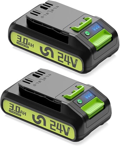 New upgraded 3.0Ah 24V Replacement for Greenworks 24V Battery 29852 BAG709 BAG710 Compatible with Greenworks 24V 29842 Battery for Greenworks 24 Volt Power Tools 20352 22232 2508302 Cordless Tools in Saudi Arabia