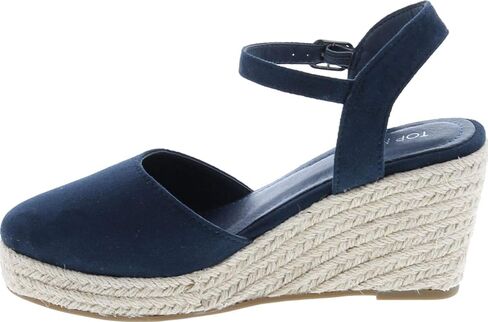 Top Moda Wishing-5 Women's Ling Found Buckle Strap Espedrilles Sandals in Kuwait