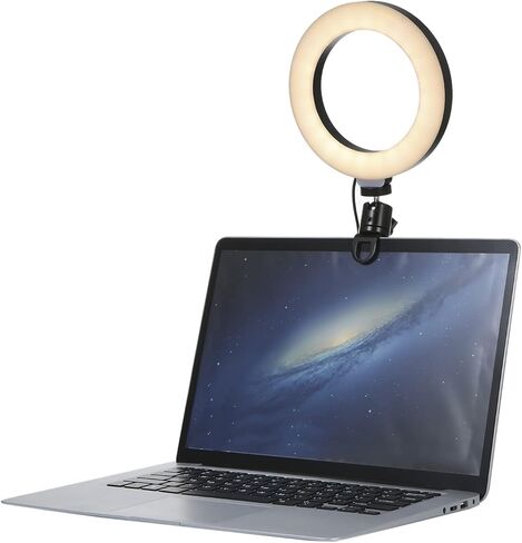 Keenso 6 Light for Laptop Dimmable Fill Fill Conference Conference Beauty Live لعقد اجتماعات التكبير ، والمكياج ، Tiktok ، USB Powered (1) in Kuwait