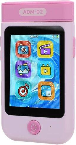 Digital Camera, Puzzle Game Touchscreen Camera 2.8 Inch for Daily Use (Pink) in Saudi Arabia