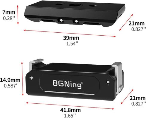 BGNing Quick Release Plate Magnetic Quick Release Arca Sliders Compatible with Action5 Magnetic Accessory,for Tripod Camera Accessories with 1/4 Screw 1/4 ARRI (Type 2) in Saudi Arabia