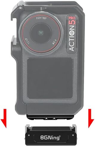 BGNing Quick Release Plate Magnetic Quick Release Arca Sliders Compatible with Action5 Magnetic Accessory,for Tripod Camera Accessories with 1/4 Screw 1/4 ARRI (Type 2) in Saudi Arabia