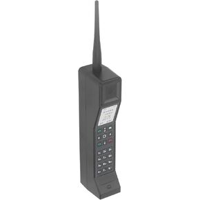 VGEBY Old Fashioned Brick Mobile, Vintage Cell Phone Prop 80s 90s Vintage Brick Mobile Phone Model Retro Brick Cell Phone Ornament Simulation Photographic Prop Nostalgic Prop (Black)