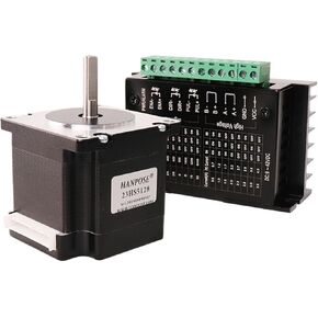 23HS5128+Tb6600 Motor Drive Sleeve 101N.CM 57 Motor Driver Controller Motor 2.8A Driver Board Module Board(6.35MM)