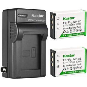 Kastar AC Wall Battery Charger Replacement for Toshiba Camileo X200 Camileo X400 Camileo X416 Camileo X416 HD Camileo Z100 Medion Life P47011 Life X47023 MD86423 MD 86423 MD86695 MD 86695