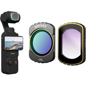 مرشح CPL المغناطيسي متوافق مع DJI Osmo Pocket 3 Creator Combo & UV Filter