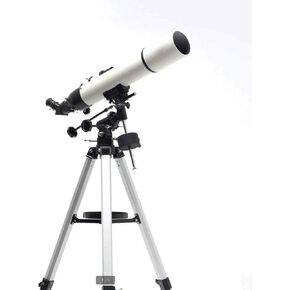 Astronomical Telescope Astronomical Telescope HD Refractive Spotting Scope Jupiter Moon Scope (Color : White Size : 84x30x16cm)