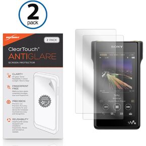 BoxWave Screen Protector for Sony NW-WM1A (Screen Protector ClearTouch Anti-Glare (2-Pack), Anti-Fingerprint Matte Film Skin for Sony NW-WM1A, Sony NW-WM1A, NW-WM1Z