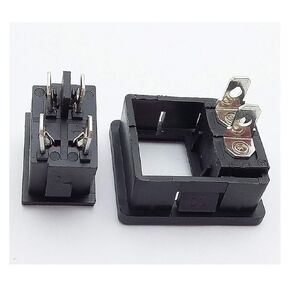 Rocker Switch 4pcs Power Switch Socket Connector, Rocker Switches, Switch with 3 Pin or 4 Pin, Panel Power Adapters (Color : 4pins Switch)(4pins Switch)