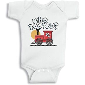 TATY Kids Who Tooted Train Baby Infant Bodysuit