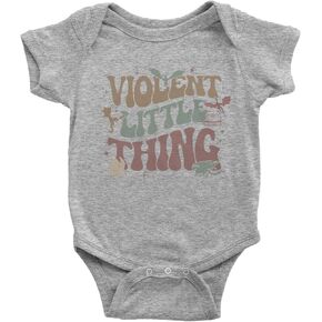 Violent Little Thing Dragon Infant One-Piece Bodysuit, Soft Cotton