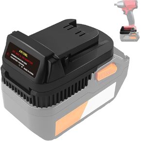 Adapter for Ridgid AEG 18V Battery to for Milwaukee M18 18V Cordless Tools，Convert for Ridgid AEG 18V Lithium Batteries to for Milwaukee M18 18v Cordless Power Tools Use