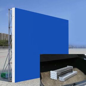 Pop UP Exhibitor Emerging Exhibition Support for Opaque Tensioned Aluminum, Bottom of The 2.3/3.05 M High -Tense Tension Fabric Photomaton, Easy Stand Exhibition Framework