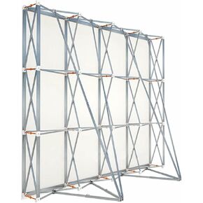 Emerging Exhibition Support for Portable Voltage Fabric, Backdrop Cabin Frame, Commercial Cabin Frame Support (Support Only) (Size: 230x155cm/7.5x5ft)