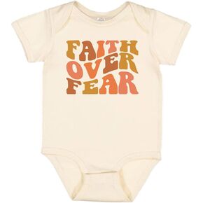 Wavy Faith Over Fear Baby Infant Bodysuit