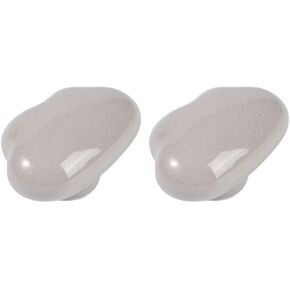 Ceramic Door Knobs,Ceramic Cabinet Knobs, 2 PCSs Cloud Shape Drawer Cabinet Door Kitchen Wardrobe Pulls Handles for Children's Room Drawer Pulls Bedroom Furniture Knobs (Color : White)