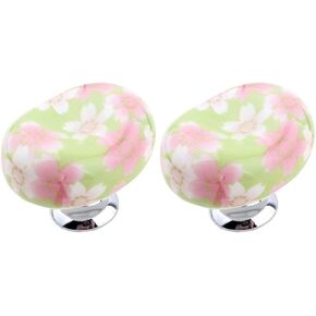 مقابض الأبواب الخزفية ، مقابض خزانة الخزانة ، 2 PCS Simple Ratoral Drawer Cabinet Knob Multicolor Collor Baby Kid's Childrin's Furniture Mitter Cabinets (Color: Style F)