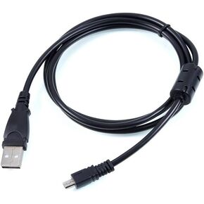 2-in-I USB PC Battery Power Charger Camera Data Cable Cord UC-E16 Replacement for Nikon Coolpix S02 Camera