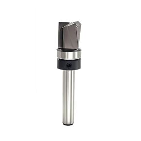 BET-FLUTE FILUTE FILUSH DILUSH ROUTER BIT 1/4 SHANK-TOP Bearing Pattern / قالب جهاز التوجيه يتخلى عن كربيد كاربيد.