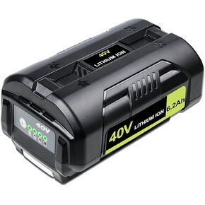 DTK Battery Replacement for Ryobi 40V Battery 6.2Ah OP4040 OP4026 OP4030 OP4050 OP4060A