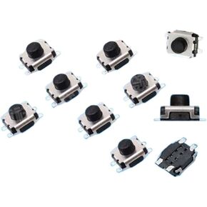 3x4x2.5 H 3x4 Switch Button Tactile Push Button Car Key Switch Button Remote Key 4PIN (Color : 10pcs)(100pcs)