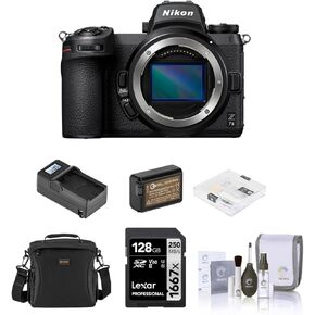 Nikon Z 7II Mirrorless Camera, Bundle with 128GB Memory Card, Bag, Battery, Charger, Screen Protector, Cleaning Kit